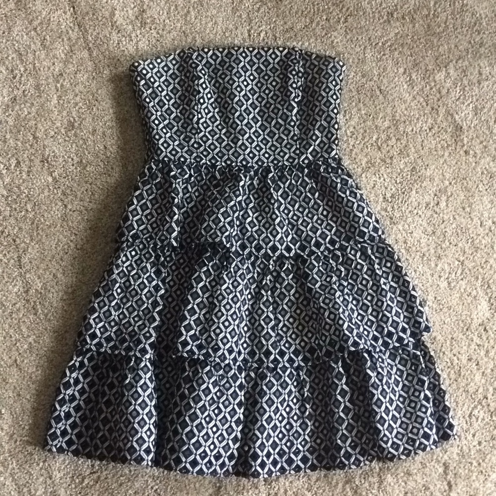 WHBM Tiered Eyelet Summer Dress